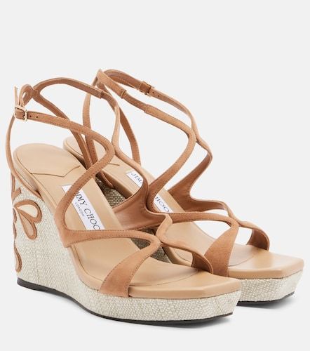 Alpargatas con cuña Ayla de piel - Jimmy Choo - Modalova