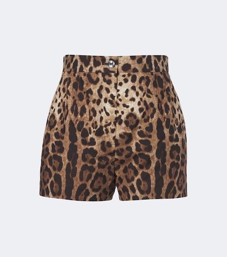 Shorts de algodón estampados - Dolce&Gabbana - Modalova