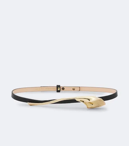 Embellished leather belt - Carolina Herrera - Modalova