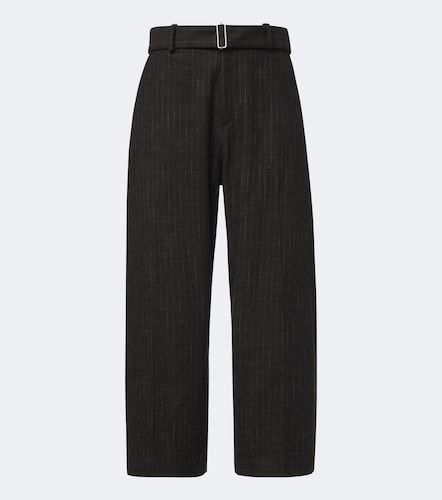 Checked cotton and wool-blend wide-leg pants - Studio Nicholson - Modalova