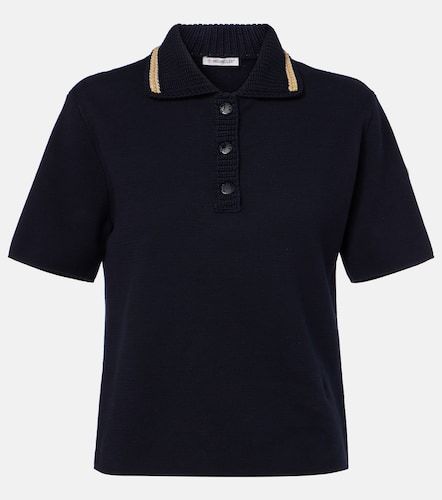 Moncler Polo de punto de algodón - Moncler - Modalova