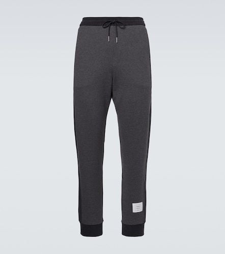 Pantalones deportivos 4-Bar de jersey de algodón - Thom Browne - Modalova