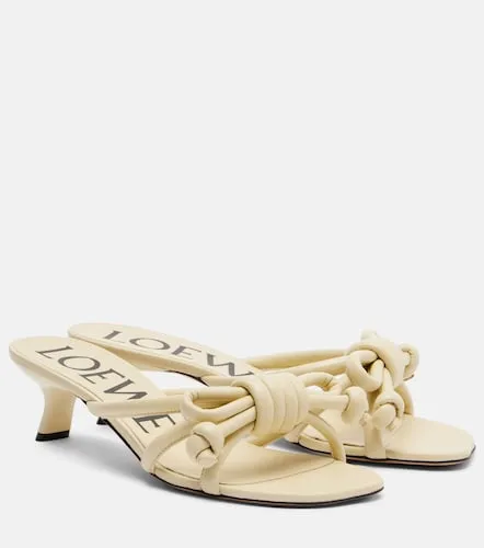 Loewe Flamenco 45 leather mules - Loewe - Modalova