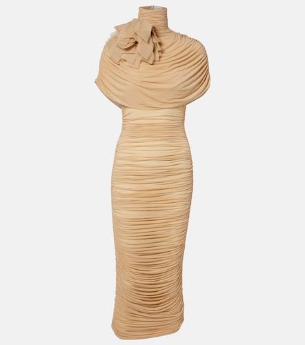 Abito midi in jersey con ruches - Magda Butrym - Modalova