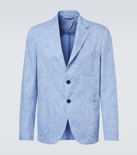Etro Blazer de jersey de algodón - Etro - Modalova