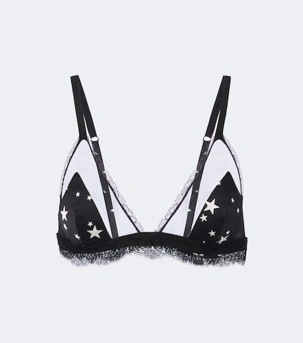 Bedruckter Bralette mit Spitze - Dolce&Gabbana - Modalova