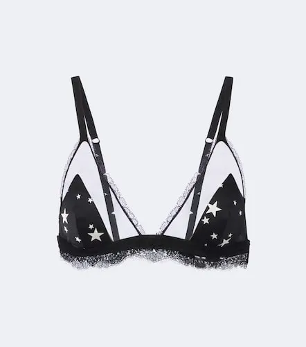 Lace-trimmed printed bra - Dolce&Gabbana - Modalova