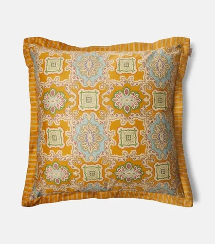 Etro Cojín Mosaico de algodón - Etro - Modalova
