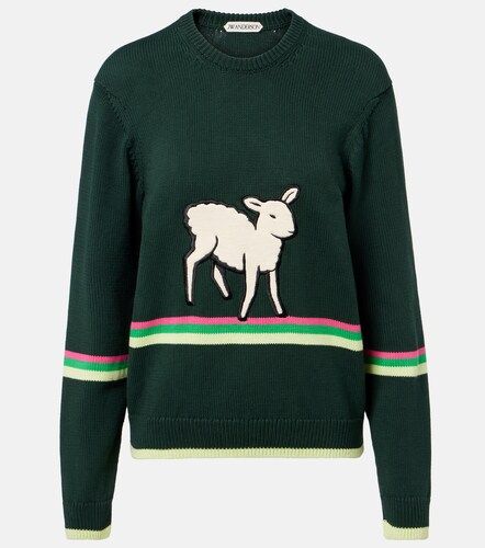 Bestickter Pullover aus Baumwolle - JW Anderson - Modalova