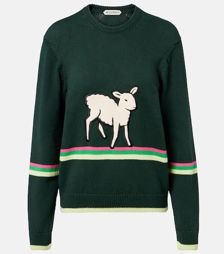 Jersey de algodón bordado - JW Anderson - Modalova