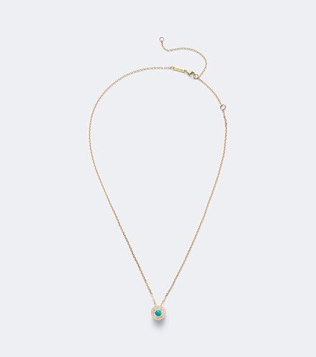 Collana Evil Eye in 18kt con diamanti e turchesi - Suzanne Kalan - Modalova