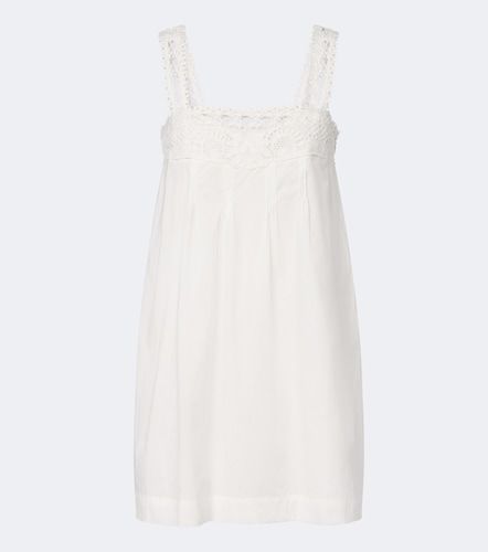 Vestido corto Veda de algodón con croché - Posse - Modalova