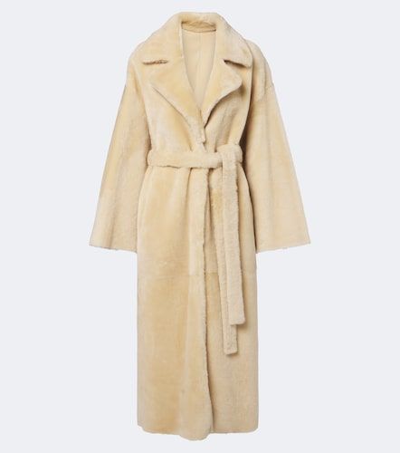 Rien reversible shearling wrap coat - Arma - Modalova