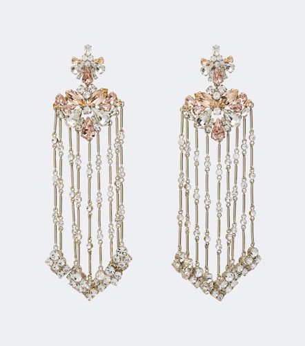 Pendientes largos con cristales - Rabanne - Modalova