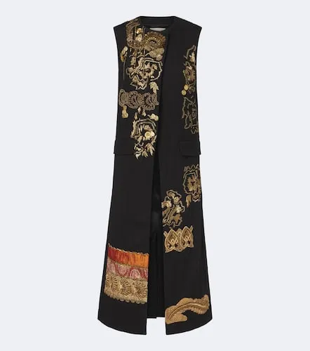 Embellished cotton vest - Dries Van Noten - Modalova