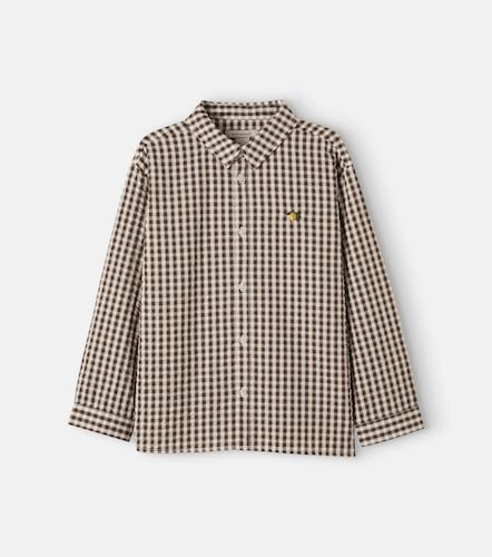 Konges Sløjd Camisa Kim de sirsaca de algodón a cuadros vichy - Konges Slojd - Modalova