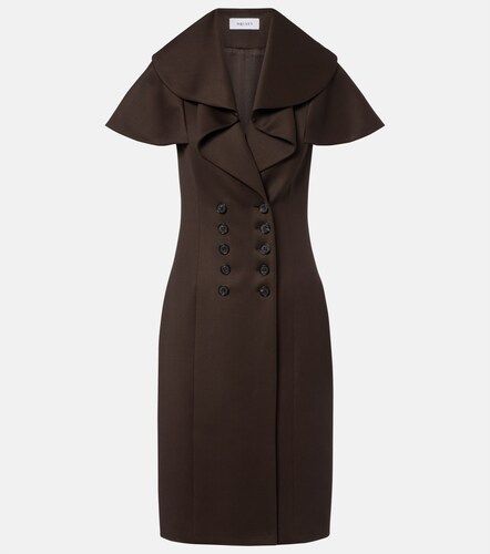 McQueen Draped wool minidress - McQueen - Modalova