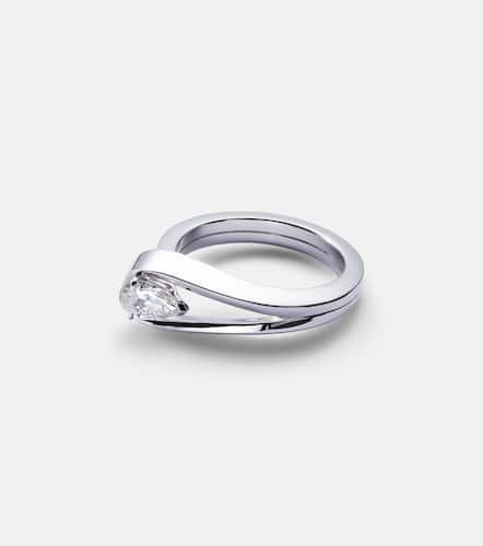 Serti InversÃ© 18kt white gold ring with diamond - Repossi - Modalova