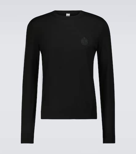 Wool sweater with embroidered crest - Berluti - Modalova