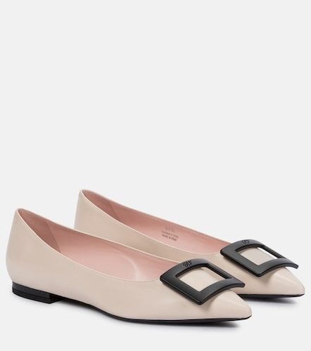 Gommettine leather ballet flats - Roger Vivier - Modalova