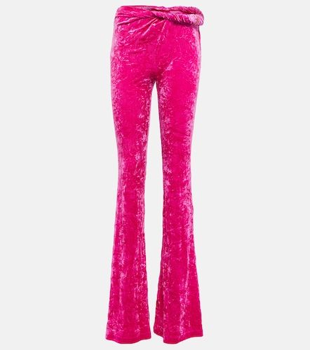 Versace Pantaloni flared in velluto - Versace - Modalova