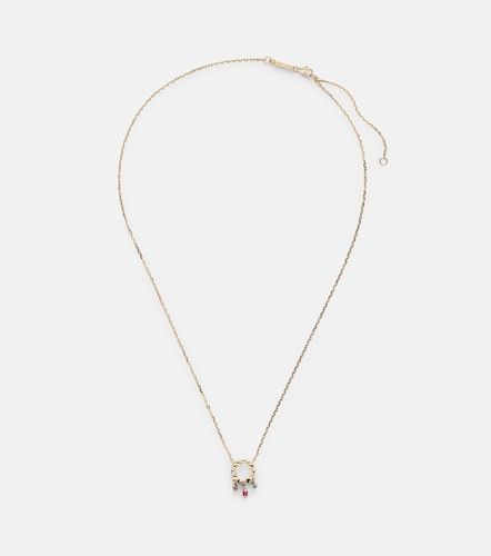 Collar de oro de 18 ct con zafiros - Suzanne Kalan - Modalova
