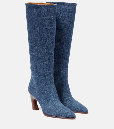 ChloÃ© Oli denim knee-high boots - Chloe - Modalova