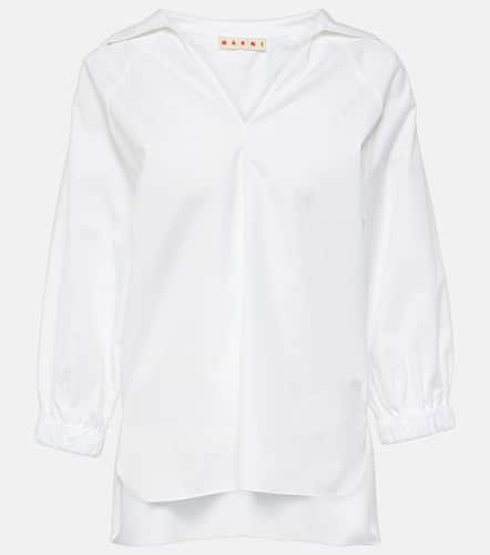 Camisa de popelín de algodón - Marni - Modalova