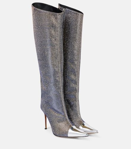 Stiefel mit Metallic-Leder - Alexandre Vauthier - Modalova
