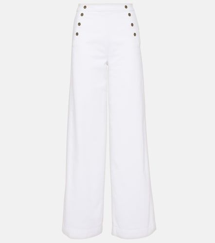 Pantaloni a gamba larga e vita alta - Frame - Modalova