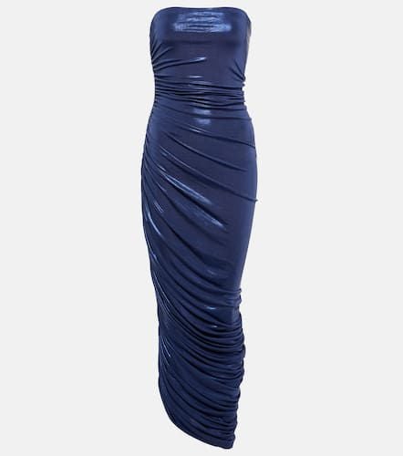 Diana ruched metallic gown - Norma Kamali - Modalova