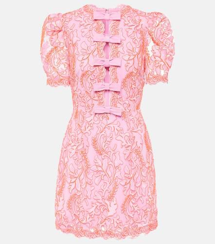 Maribella bow-detail lace minidress - Rebecca Vallance - Modalova