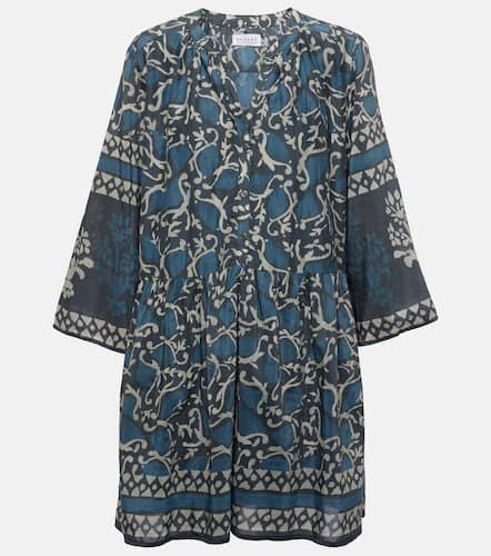 Talia printed cotton and silk minidress - Velvet - Modalova