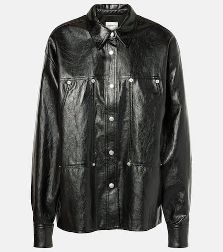 Abelia faux leather shirt - Marant Etoile - Modalova