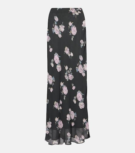 Ganni Floral crÃªpe maxi skirt - Ganni - Modalova