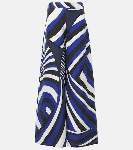 Pantalones palazzo Iride de sarga de seda - Pucci - Modalova