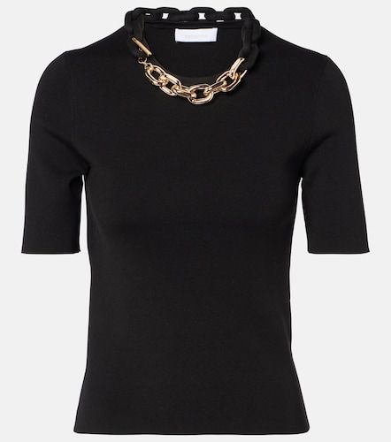 Rabanne Top in misto seta e cotone - Rabanne - Modalova