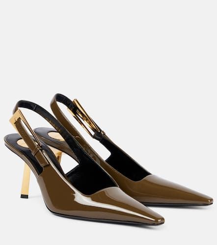 Lee 75 patent leather slingback pumps - Saint Laurent - Modalova