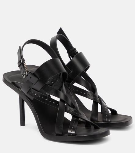 Seamhighsan 90 leather sandals - Max Mara - Modalova