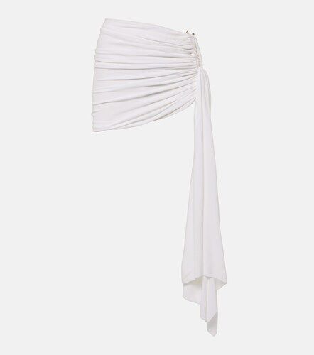 Cutout ruched miniskirt - Christopher Esber - Modalova