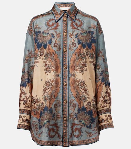 Camicia in seta con stampa paisley - Zimmermann - Modalova