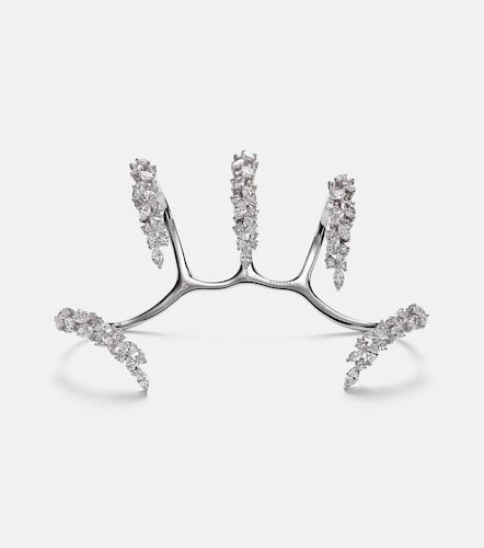 Anello Y-Conic in oro bianco 18kt con diamanti - Yeprem - Modalova
