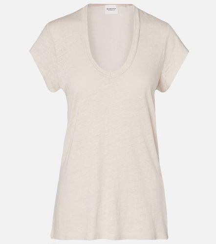Marant Etoile Camiseta de lino - Marant Etoile - Modalova