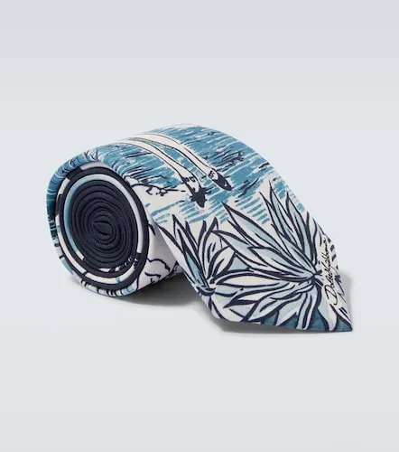 Corbata de sarga de seda estampada - Dolce&Gabbana - Modalova