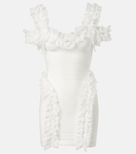 X Christopher Kane lace-trimmed minidress - Self-Portrait - Modalova