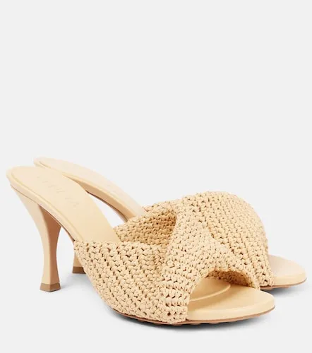 Blink 80 crochet raffia mules - Bottega Veneta - Modalova
