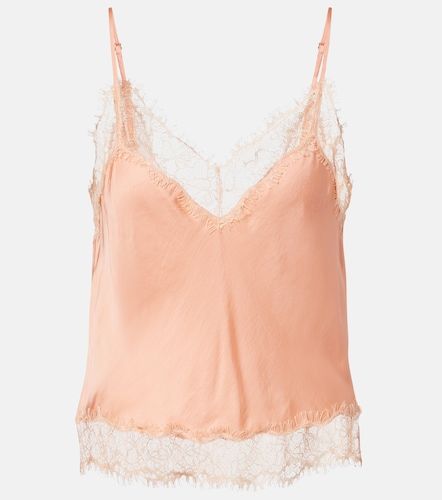 Top Zely aus Satin mit Spitze - Poupette St Barth - Modalova