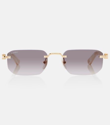 Decor C de Cartier rectangular sunglasses - Cartier Eyewear Collection - Modalova