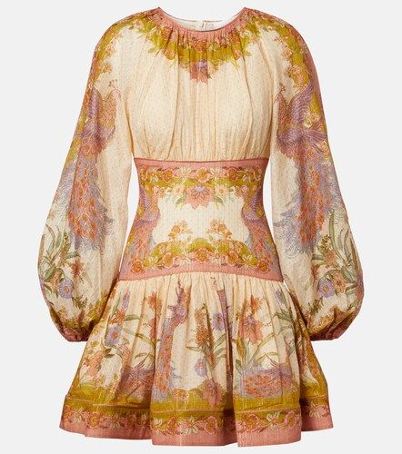 Indra cotton and silk-blend minidress - Zimmermann - Modalova