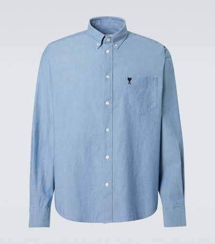 Camisa Ami de Cœur de chambray de algodón - Ami Paris - Modalova